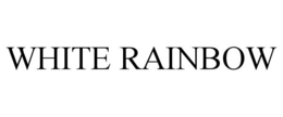 WHITE RAINBOW trademark