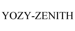 YOZY-ZENITH trademark