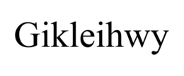 GIKLEIHWY trademark