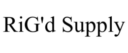 RIG'D SUPPLY trademark