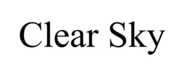 CLEAR SKY trademark