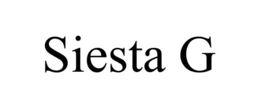 SIESTA G trademark