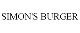 SIMON'S BURGER trademark