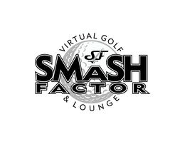 SF SMASH FACTOR VIRTUAL GOLF & LOUNGE trademark