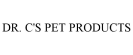 DR. C'S PET PRODUCTS trademark