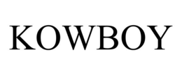 KOWBOY trademark