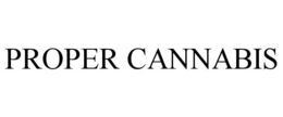 PROPER CANNABIS trademark