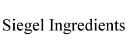 SIEGEL INGREDIENTS trademark