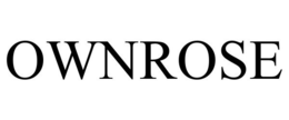 OWNROSE trademark