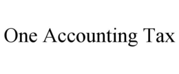 ONE ACCOUNTING TAX trademark