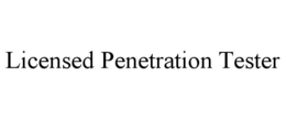 LICENSED PENETRATION TESTER trademark
