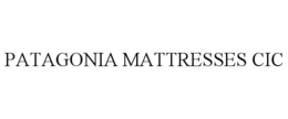 PATAGONIA MATTRESSES CIC trademark