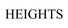 HEIGHTS trademark