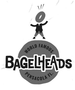 BAGELHEADS WORLD FAMOUS PENSACOLA FL trademark