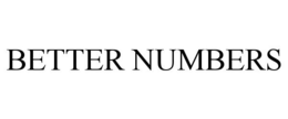 BETTER NUMBERS trademark