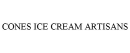 CONES ICE CREAM ARTISANS trademark