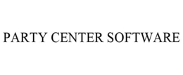 PARTY CENTER SOFTWARE trademark