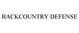 BACKCOUNTRY DEFENSE trademark