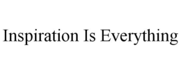 INSPIRATION IS EVERYTHING trademark