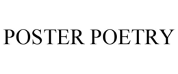 POSTER POETRY trademark