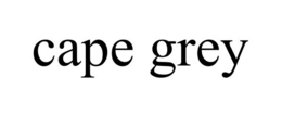 CAPE GREY trademark