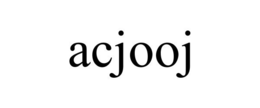 ACJOOJ trademark