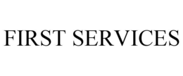 FIRST SERVICES trademark