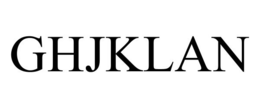 GHJKLAN trademark
