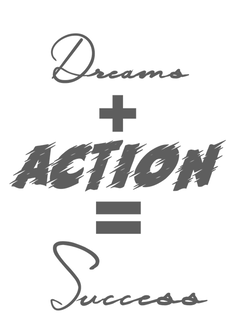 DREAMS + ACTION = SUCCESS trademark