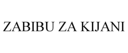 ZABIBU ZA KIJANI trademark