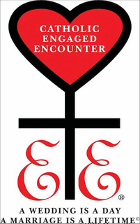 CATHOLIC ENGAGED ENCOUNTER EE A WEDDING IS A DAY A MARRIAGE IS A LIFETIME trademark
