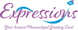 EXPRESSIONS INSTANT GREETING CARDS YOUR WAY trademark