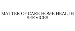 MATTER OF CARE HOME HEALTH SERVICES trademark