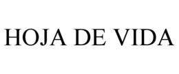 HOJA DE VIDA trademark