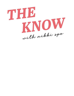 THE KNOW WITH NIKKI SPO trademark