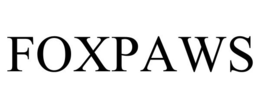 FOXPAWS trademark
