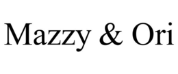 MAZZY & ORI trademark