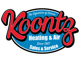 KOONTZ HEATING & AIR SALES & SERVICE THE SIGNATURE OF SERVICE SINCE 1967 trademark