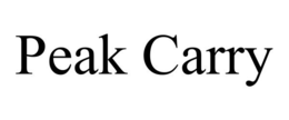 PEAK CARRY trademark