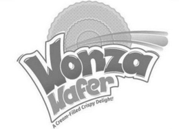 WONZA WAFER A CREAM-FILLED CRISPY DELIGHT! trademark