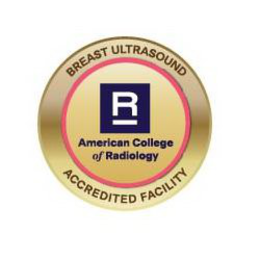 BREAST ULTRASOUND ACCREDITED FACILITY R AMERICAN COLLEGE OF RADIOLOGY trademark