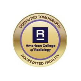 COMPUTED TOMOGRAPHY ACCREDITED FACILITY R AMERICAN COLLEGE OF RADIOLOGY trademark