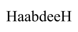 HAABDEEH trademark