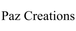 PAZ CREATIONS trademark