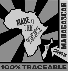 MADE AT THE SOURCE 100% TRACEABLE GROWN IN MADAGASCAR trademark