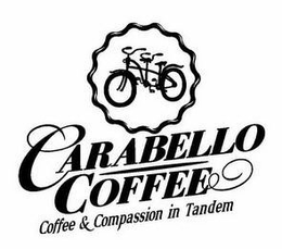CARABELLO COFFEE COFFEE & COMPASSION IN TANDEM trademark