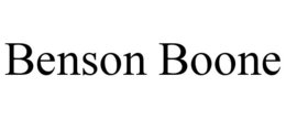 BENSON BOONE trademark