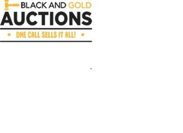 BLACK AND GOLD AUCTIONS ∙ ONE CALL SELLS IT ALL! ∙ trademark