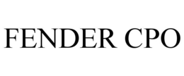 FENDER CPO trademark