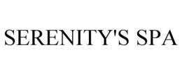 SERENITY'S SPA trademark